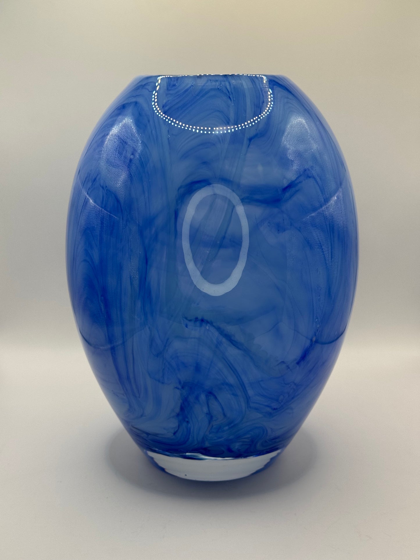 Azure Pulse Vase