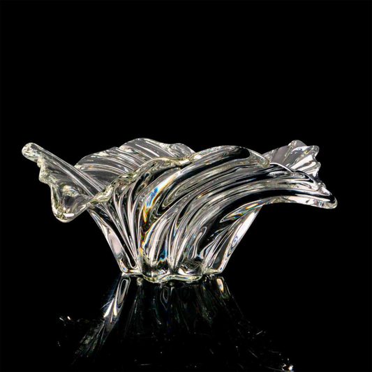 Crystal Belle  Époque Wave Design Serving Bowl by Mikasa