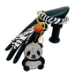 PANDA LOVE - KEYCHAIN w/LEATHER WRISTBAND -  Éclairée