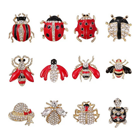 LOVE BUG BROOCHES