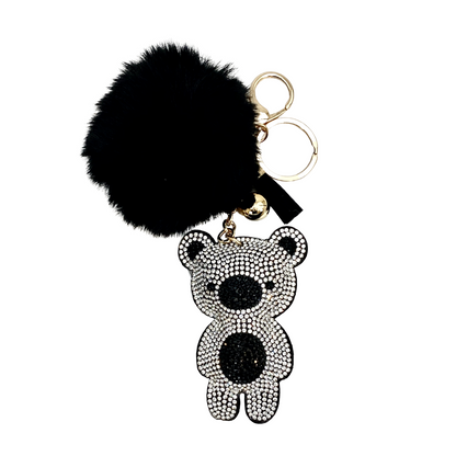 HONEY BEAR BLING-KEYCHAIN