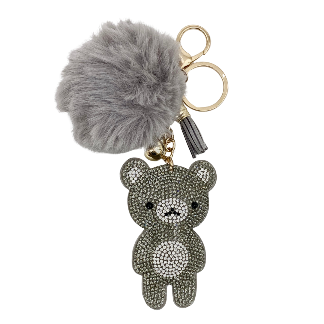 HONEY BEAR BLING-KEYCHAIN