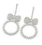 DAZZLING BOW EARRINGS