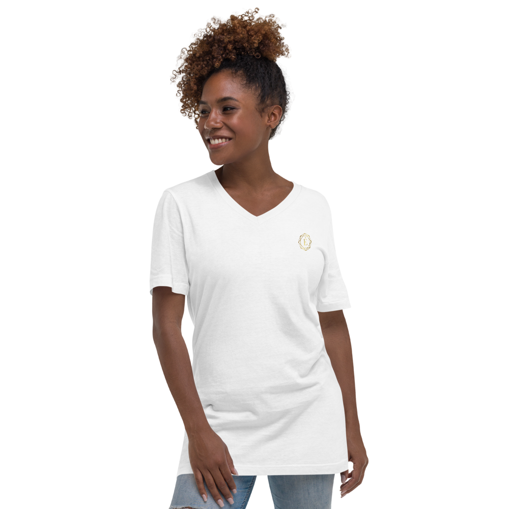 Èclairèe (Unisex) Short Sleeve V-Neck T-Shirt