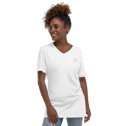 Èclairèe (Unisex) Short Sleeve V-Neck T-Shirt